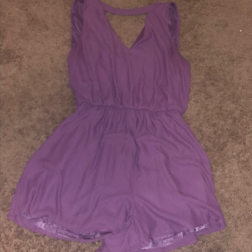 francesca’s purple romper